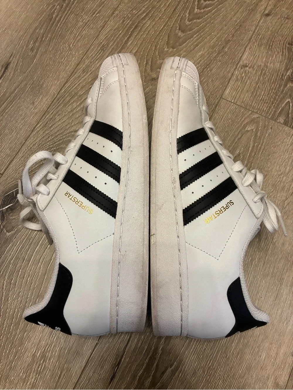 Adidas Superstar Shell Toe Sneakers in White